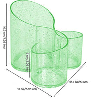 Scatola portaoggetti per stampi in resina Garvee con portapennelli a 3 cavità, stampo in silicone per arti e mestieri e decorazioni per la casa con motivo floreale