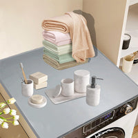 Tappetino per lavatrice in silicone Garvee antiscivolo grigio 50x60cm/60x60cm per piano di lavoro