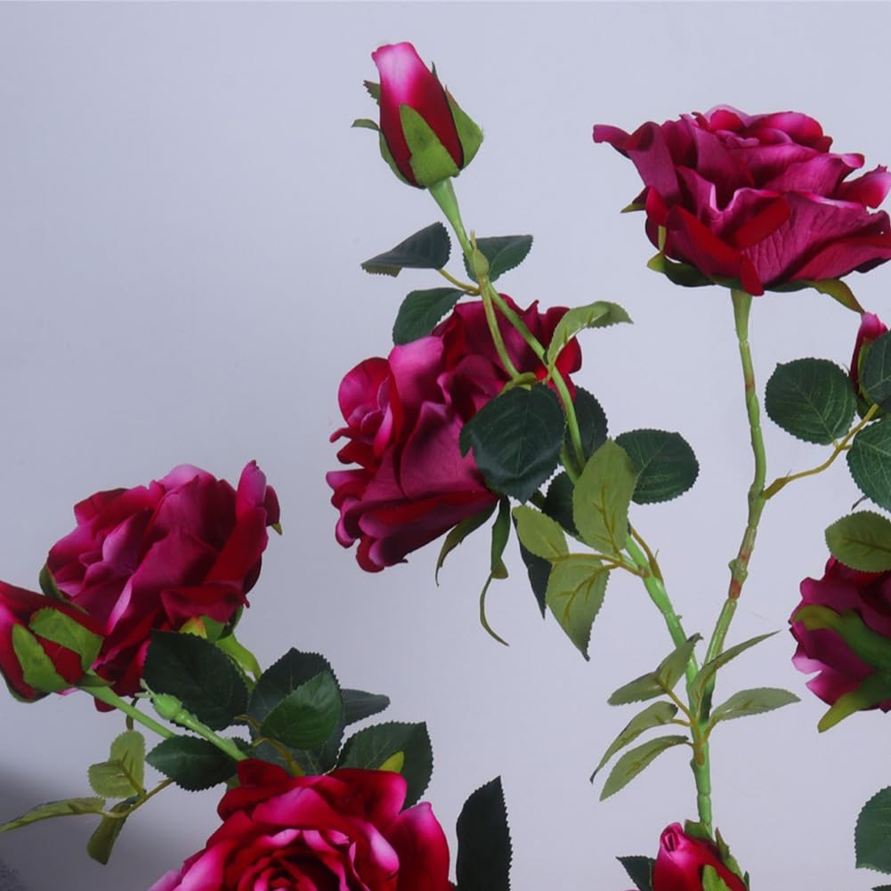 Albero di peonia artificiale Garvee da 28 pollici, realistico, durevole, in plastica e seta, facile da pulire, decorazione per interni ed esterni, verde