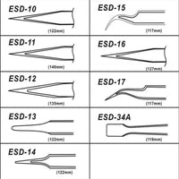 Set Pinzette Precisione Garvee 10 Pezzi Acciaio Inossidabile Antistatiche - Ideale per Elettronica, Gioielli e Laboratorio | Perfetto Regalo Festa del Papà