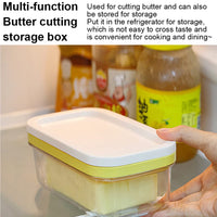 Scatola per tagliare il burro Garvee con lama in acciaio inossidabile e contenitore in plastica per cucina e pasticceria, resistente, infrangibile, pratica