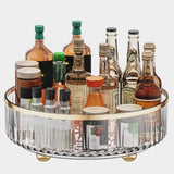 Garvee Portaspezie Rotante 27 cm Trasparente Organizzatore da Cucina Rotondo, Multifunzionale, Salvaspazio