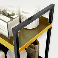 GARVEE Organizer per cucina e bagno a 2 livelli in plastica resistente, bianco, per ufficio e dormitorio per studenti