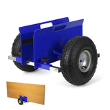 Garvee Carrello per Pannelli Trasporto 272 kg - Ruote Gonfiabili 25,4 cm Acciaio Resistente - Regolabile per Cartongesso e Porte - Blu