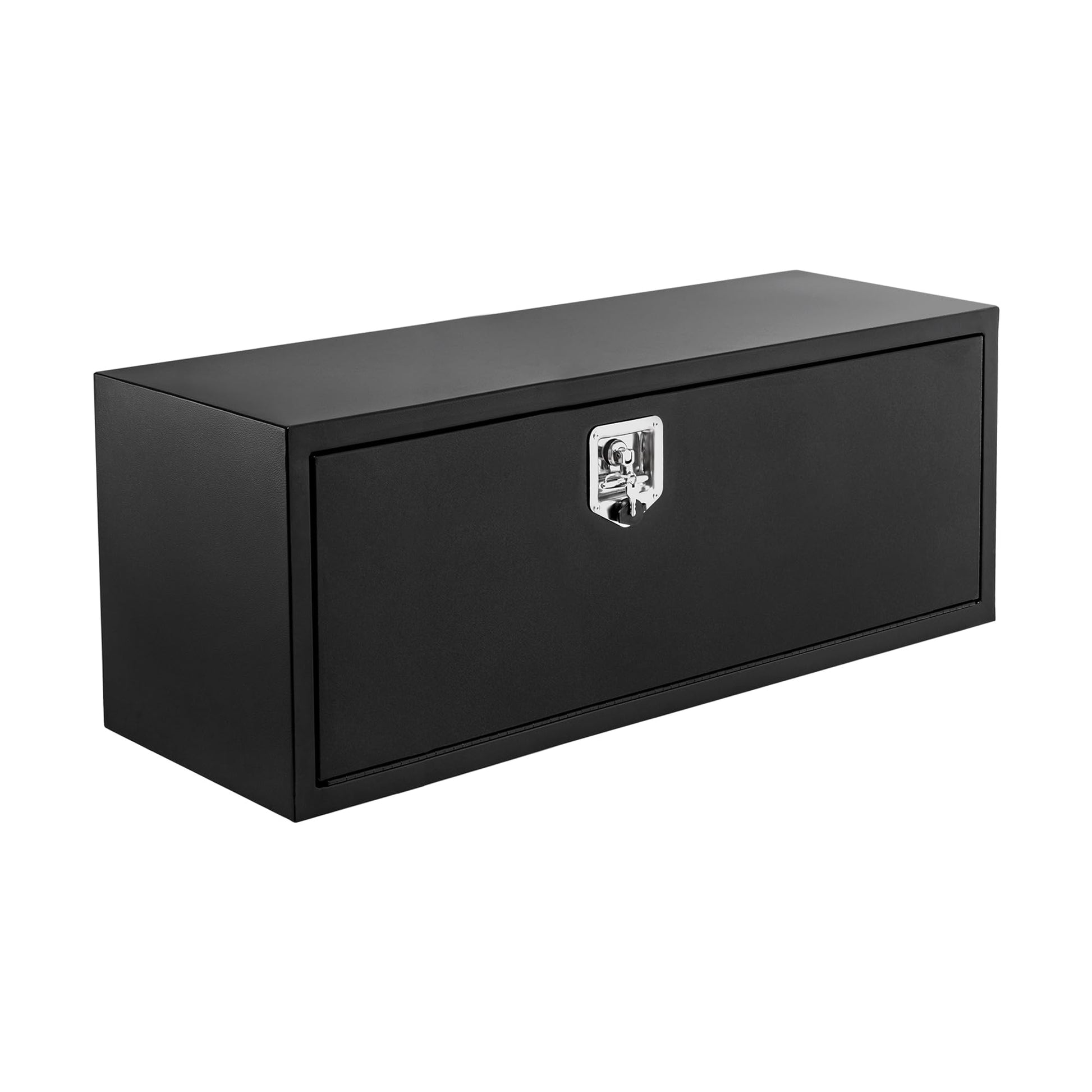 Cassetta Portautensili Camion Acciaio Nero Garvee Calibro 12 - Regalo Perfetto Festa del Papà, Coperchio Pneumatico, Resistente Intemperie 30x14x16"