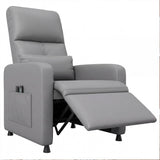 Garvee Massagesessel Elettrico con 8 Modi Massaggio, Funzione Riscaldante, USB, Grigio, Relax per Soggiorno, Compatto - grigio