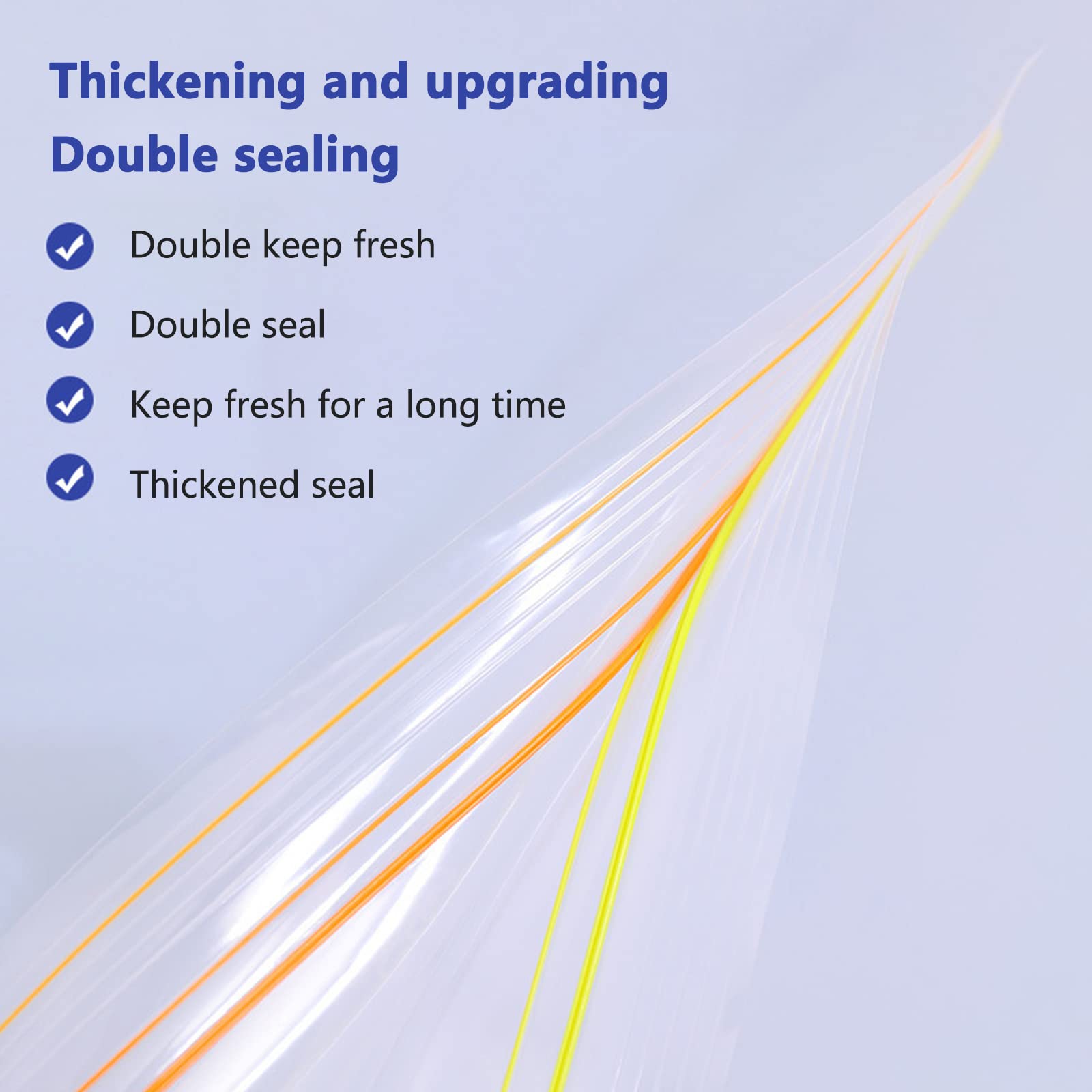 Sacchetti trasparenti per congelatore Garvee per alimenti, per frutta, verdura, carne, pesce, formaggio, piccoli, 30 pezzi