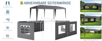 Gazebo 3x6 m pop-up Garvee Heavy Duty tenda a baldacchino con 6 pannelli laterali rimovibili per feste ed eventi all'aperto, regolabile, nera
