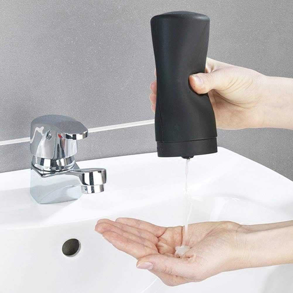 Dispenser di detersivo per piatti ricaricabile Garvee in silicone con divisore per cucina e bagno, bianco, facile da spremere