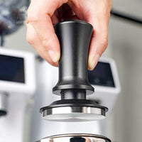Garvee Coffee Tamper 58mm Stainless Steel Pressa Caffè with Aluminum Alloy Handle for Home and Bar, Ergonomic Design, Durable Silver