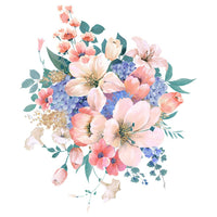 Adesivi per sedile WC Garvee Floral, autoadesivi, rimovibili, in PVC, impermeabili, decorazione per il bagno, stile 2