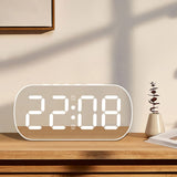 Sveglia digitale a LED Garvee con doppio allarme e specchio: elegante sveglia per camera da letto con design multifunzionale
