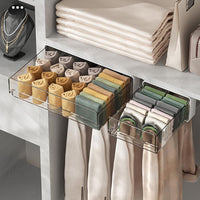 Organizzatore estensibile sottopensile Garvee con cassetti in plastica, cassetti scorrevoli, accessori per cucina e ufficio 31x20x8,6 cm