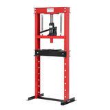 Garvee Pressa Idraulica 12 Ton Telaio H Robusta Rossa - Regolabile per Officina Garage Auto - Red
