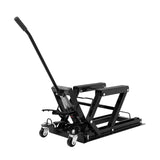 Garvee Sollevatore Idraulico Moto 1500Lb Altezza Regolabile 12-37 cm Piattaforma Antiscivolo Nero - Black