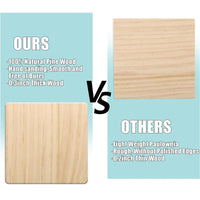 Pannelli di compensato Garvee da 6 mm in legno di betulla per la lavorazione di legno naturale 10x10x6 mm