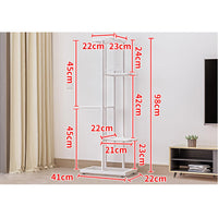 Supporto per piante in metallo Garvee a 5 ripiani, impermeabile, per soggiorno, balcone, giardino, nero, salvaspazio