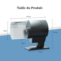 Mangiatoia automatica per pesci Garvee da 210 ml con 3 opzioni di tempo e coperchio salvafreschezza per acquari e vacanze