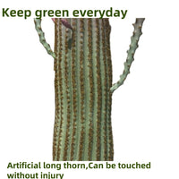 Cactus artificiale Garvee da 43 pollici, realistico, facile da pulire, in materiale PE, vaso bianco per casa e ufficio