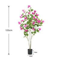 Albero di bouganville artificiale Garvee da 4 piedi, facile da curare, per ufficio e arredamento per la casa, verde, plastica