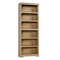 Garvee Libreria Rustica Alta 190,5 cm con 2-6 Ripiani Regolabili, Struttura in MDF Robusta, Elegante, Antiribaltamento, per Soggiorno e Studio, Bianco
