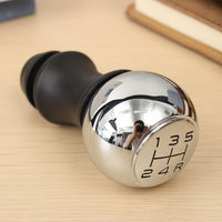 Pomello del cambio Garvee a 5 velocità cromato MT per modelli di auto, durevole, antigraffio, universale, interni auto