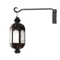 Garvee Set di 2 ganci girevoli per piante da parete, in ferro resistente, girevoli, antiruggine per giardino e balcone, 12-16 pollici, nero