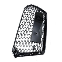 Garvee Griglia Anteriore a Nido d'Ape per A4L RS4 2017-2019, Telaio Resistente, Design Sportivo, ABS, Versione Europea, Nero