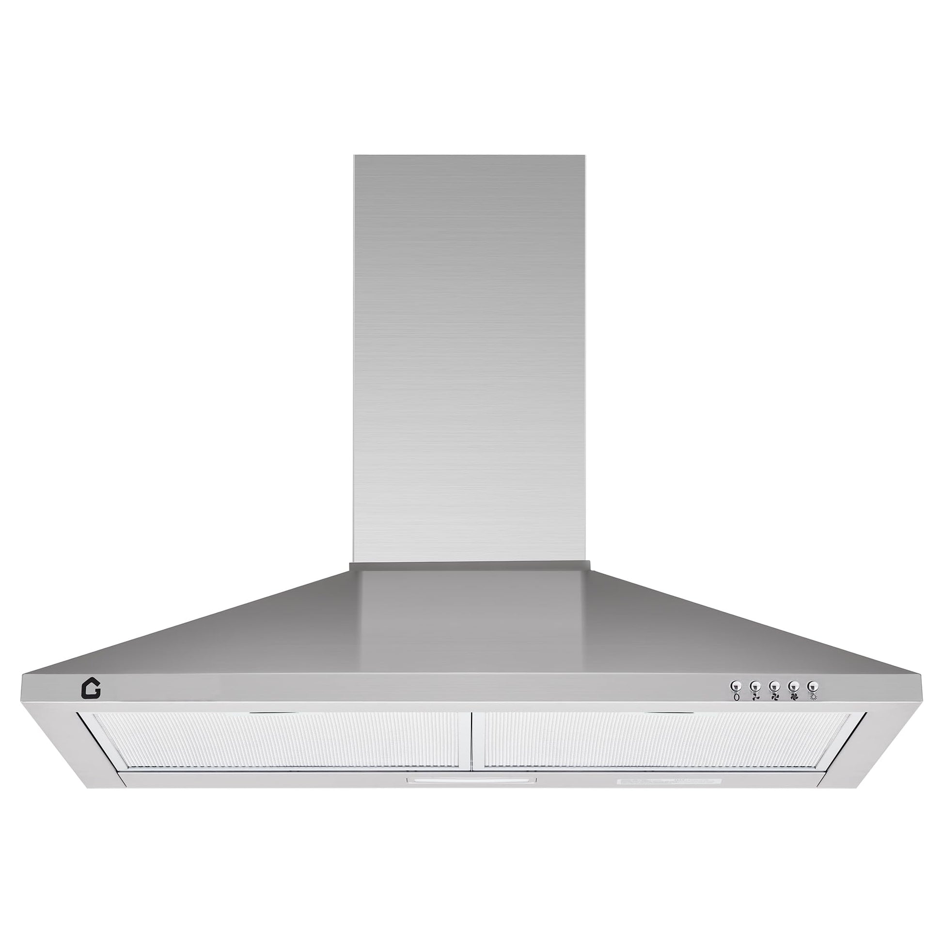 Cappa aspirante Garvee da 76.2 cm con filtro in alluminio per cucina, 250 CFM, touch e telecomando, silenziosa, convertibile, argento