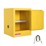 Garvee Armadi di Sicurezza per Materiali Pericolosi - Armadio Antincendio per Liquidi Infiammabili, Acciaio Laminato a Freddo, Ventilazione, Ripiani Regolabili - Officina Industriale e Garage