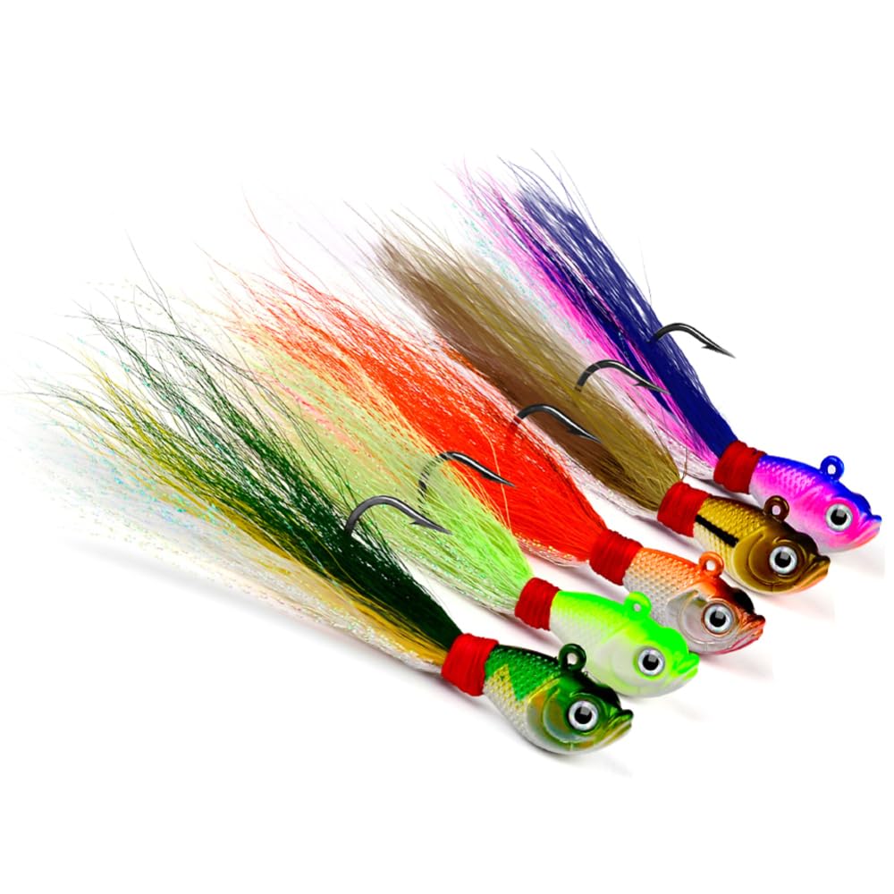 Set di 5 esche Garvee con coda a gobba per la pesca in acqua salata, 15 g, surf e pesca in acqua salata, uso versatile