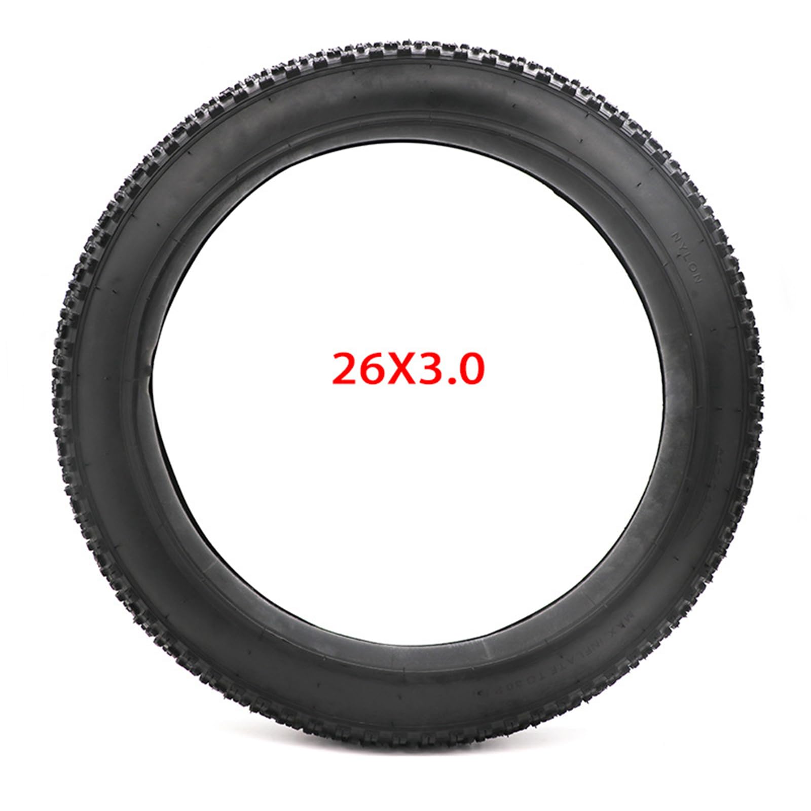 Garvee Pneumatico Fat Bike 26x3.0 Antiforatura Larghezza Extra Resistente Antiscivolo Pieghevole Per E-Bike Offroad Spiaggia Nero