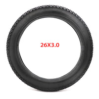 Garvee Pneumatico Fat Bike 26x3.0 Antiforatura Larghezza Extra Resistente Antiscivolo Pieghevole Per E-Bike Offroad Spiaggia Nero