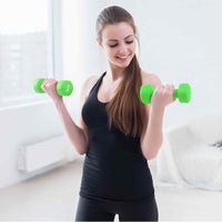 Set Manubri Neoprene Garvee 1-3 Libbre Antiscivolo PVC - Regalo Perfetto Festa del Papà per Palestra Domestica, Design Esagonale Multicolore