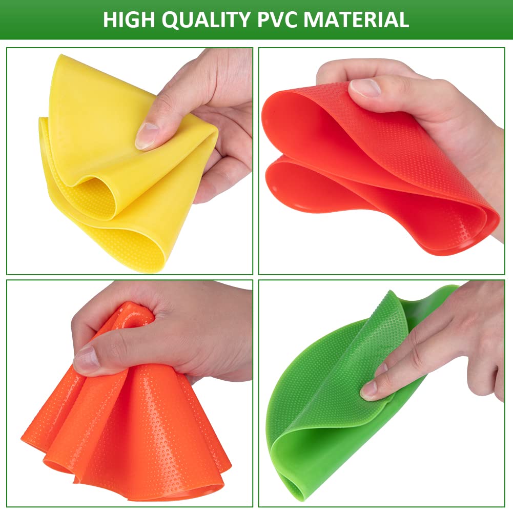 Segnapunti Garvee Spot per bambini, 10 pezzi, 9 pollici, PVC, antiscivolo, piatti, colorati, per sport, allenamento, scuola