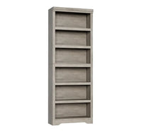 Garvee Libreria 6 Ripiani Alta Regolabile MDF Resistente Design Elegante Antiscivolo per Soggiorno e Ufficio 190 cm