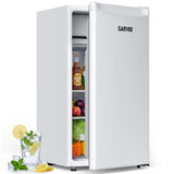 Garvee Mini Kühlschrank 92L Mit 5 Temperaturstufen Leiser Betrieb Für Zimmer Und Büro Kompakt Design Schwarz