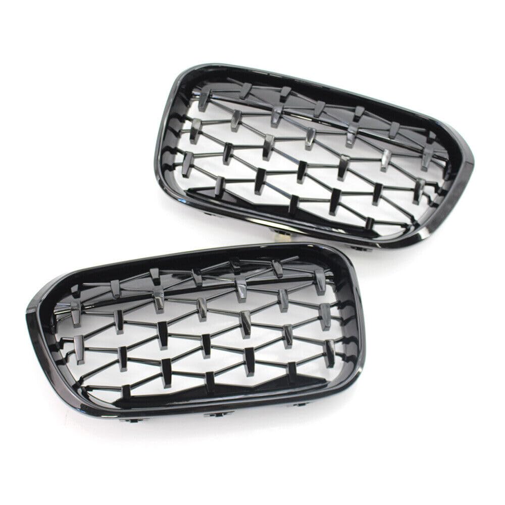 Griglia del radiatore per auto Garvee Creyteg F20 adatta per BMW Serie 1 F20 F21 2011-2014 Griglia anteriore nera lucida