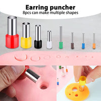 Set di 142 tagliapasta per argilla polimerica Garvee con 24 forme, tagliapasta in plastica versatili e precisi per la creazione di orecchini e progetti artigianali