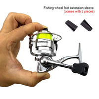 Garvee Carrete Giratorio Compacto De Pesca MN100 Metal 4.3:1 Relación De Engranajes Mango Reversible Antideslizante Para Carpa Lubina Trucha Agua Dulce Y Salada