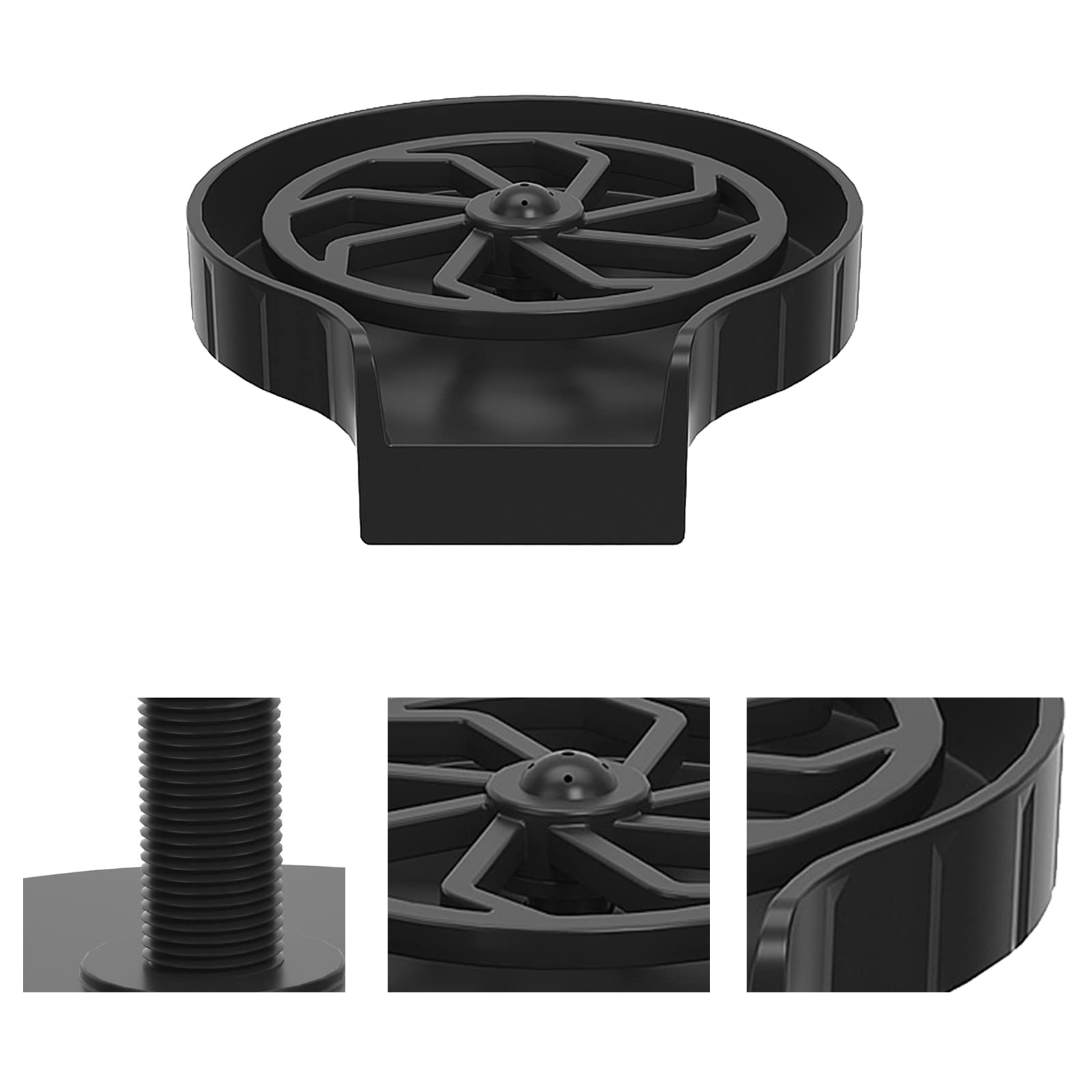 Garvee, lavabicchieri per lavelli da cucina, pulitore automatico per bicchieri con tubo da 80 cm, materiale ABS, per bicchieri da vino, boccali da birra, tazze da caffè