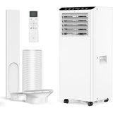 Condizionatore d'aria portatile GARVEE 9000 BTU, condizionatore d'aria mobile, deumidificatore, ventola a 2 velocità, modalità di sospensione intelligente, guarnizione per finestra portatile con tubo di scarico e telecomando per casa e ufficio