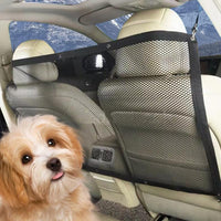 Garvee Rete di sicurezza per cani per auto, rete di protezione per bagagliaio, accessorio interno universale, 115x62 cm, nero