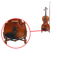 Supporto portatile pieghevole per strumenti musicali Garvee con supporto per archetto per violino, leggero, robusto, pieghevole per palco e viaggio