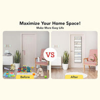 Garvee Organizer da appendere alla porta con 5 tasche a rete, capacità di carico di 40 libbre, materiale a rete, salvaspazio, versatile per cucina e bagno