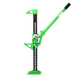 Garvee Farm Jack 33" Capacità 3 Tonnellate Base Larga Robusta Antiscivolo in Acciaio per Trattori e SUV Off-Road Emergenze - Green