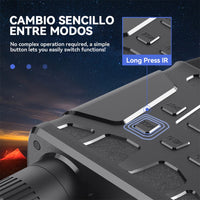 Dispositivo per la visione notturna Garvee R6 Binocolo digitale a infrarossi con portata di 300 m, per caccia, osservazione e sorveglianza, nero