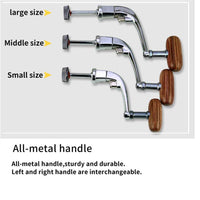 Mulinello da pesca universale Garvee con impugnatura in metallo, mulinello da pesca pieghevole per la pesca su roccia, leggero e durevole, robusto