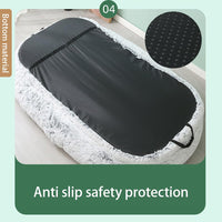 Letto per cani Garvee XXL per persone e cani, 165x100x30 cm, lavabile, soffice e morbido, in pelliccia sintetica di coniglio, caldo e confortevole