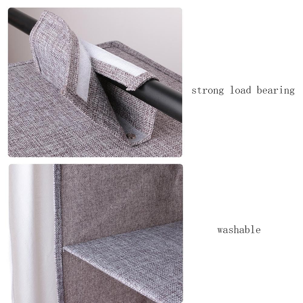 Garvee Closet Storage Organizer Mensole sospese Organizzatore di vestiti pieghevole 5 livelli di stoccaggio per camera da letto